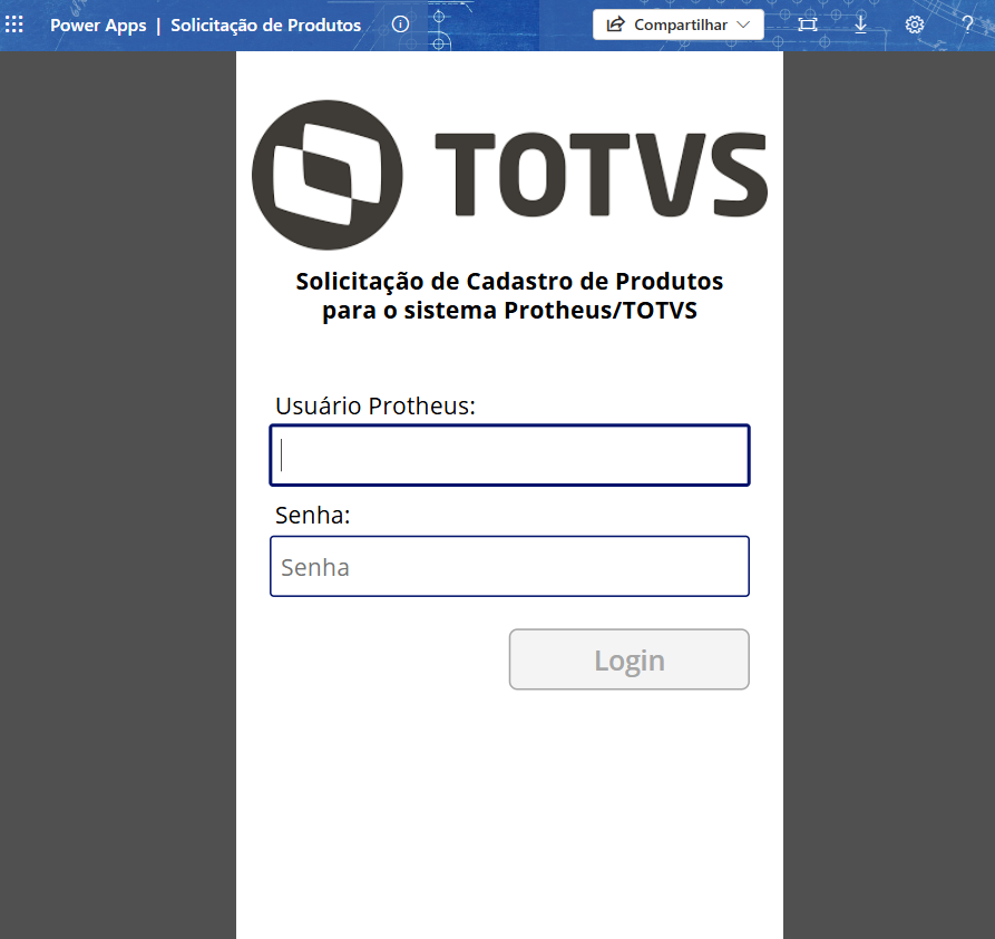 Formulários conectados ao Protheus com autenticação